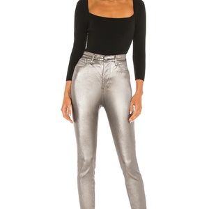 NWT Free People Phoenix Coated Skinny Jeans